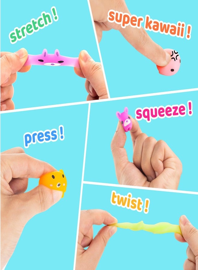 Dioju 200 Pcs Mochi Squishy Toy, Mini Kawaii Squishies Bulk Sensory Fidget Toys Goody Bag Party Favors for Kids, Classroom Prizes Pinata Filler Carnival Stocking Stuffers Christmas Birthday Gifts - Image 2